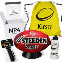 Load image into Gallery viewer, Personalised Official Sydney Roosters NRL Gift Pack (Mini 11inch or Size 5)
