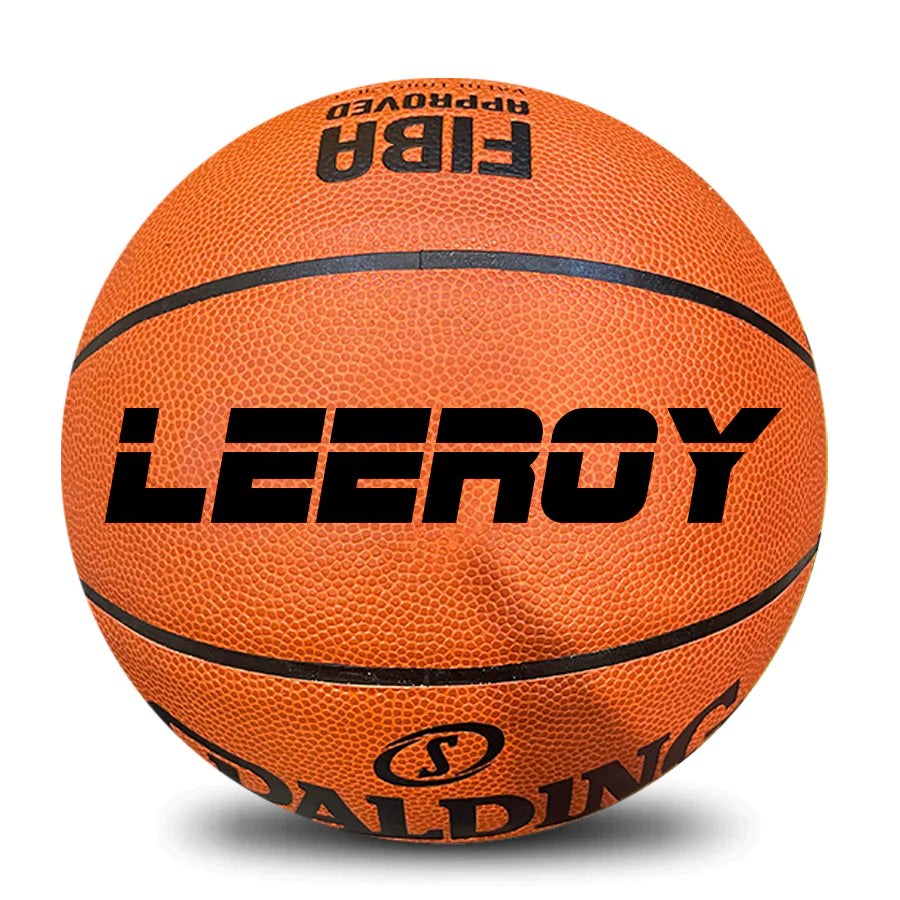 Personalised Spalding Legacy TF-1000 Composite Leather Basketball (Size 6, 7)