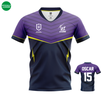 Load image into Gallery viewer, Personalised Melbourne Storm NRL Jersey
