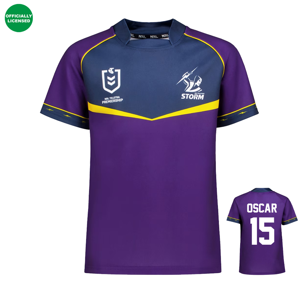 Personalised Melbourne Storm NRL Jersey | NPA Events Australia