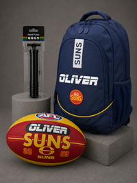 Load image into Gallery viewer, Personalised Official AFL Gold Coast Suns Player Pack
