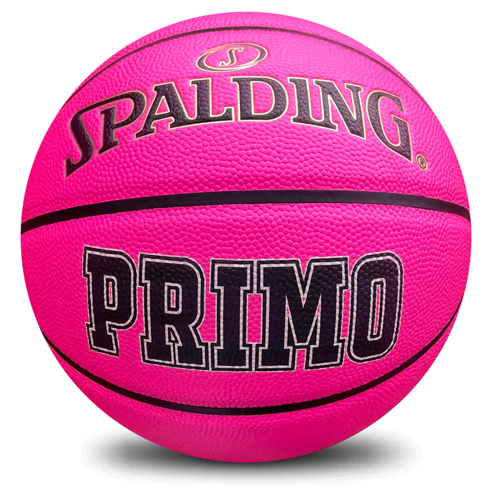 Personalised Pink Composite leather Spalding Basketball (Size 6)