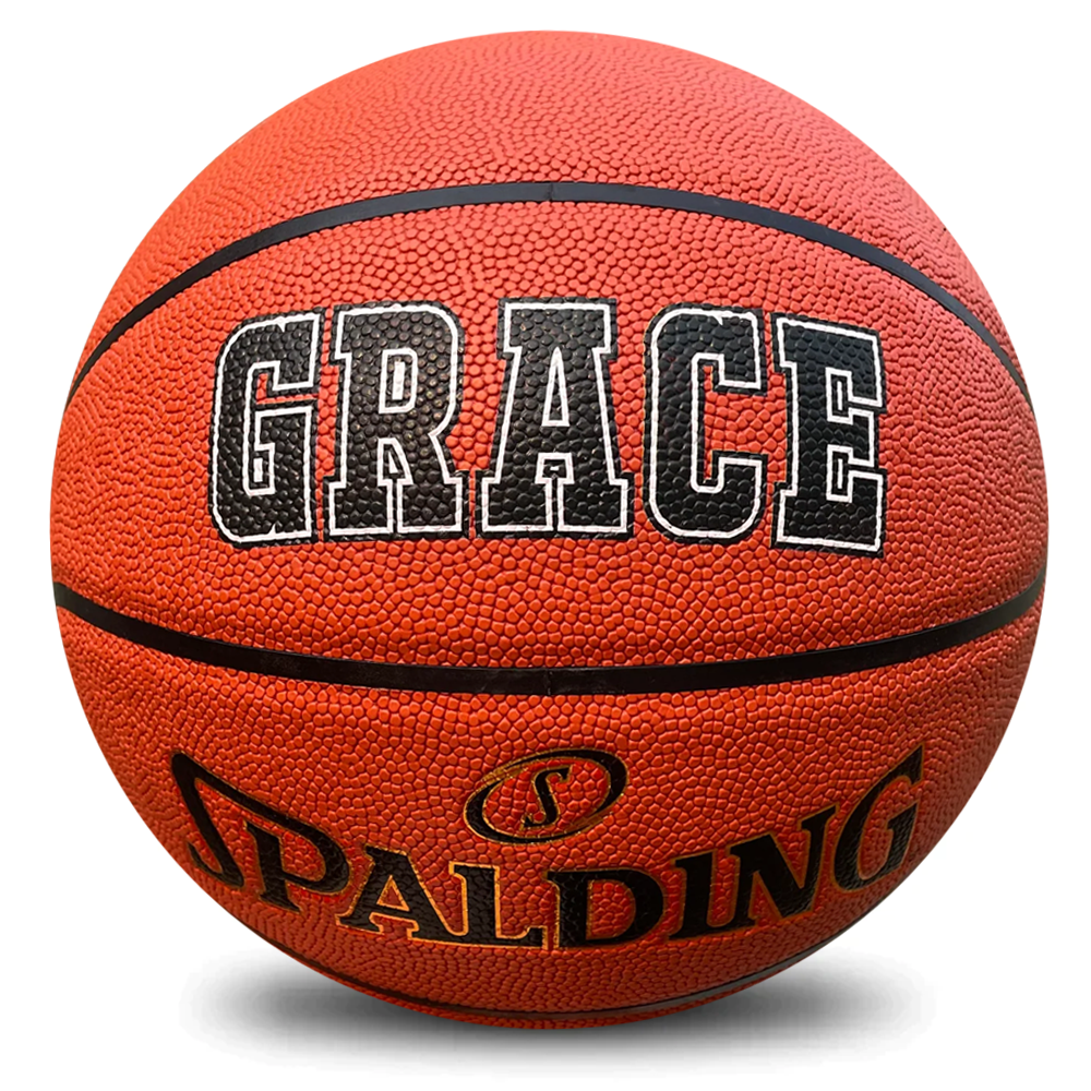 Personalised Spalding TF-500 Composite Leather Basketball (Size 5, 6, 7)