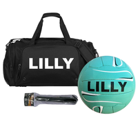 Load image into Gallery viewer, Personalised Teal Netball Starter Pack (Size 4, 5)
