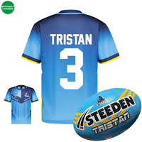 Load image into Gallery viewer, Personalised Gold Coast Titans Supporter Bundle (Official Jersey + Ball Pack)
