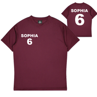 Load image into Gallery viewer, Personalised Maroon Training Jersey - Mens
