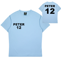 Load image into Gallery viewer, Personalised Sky Blue Training Jersey - Kids
