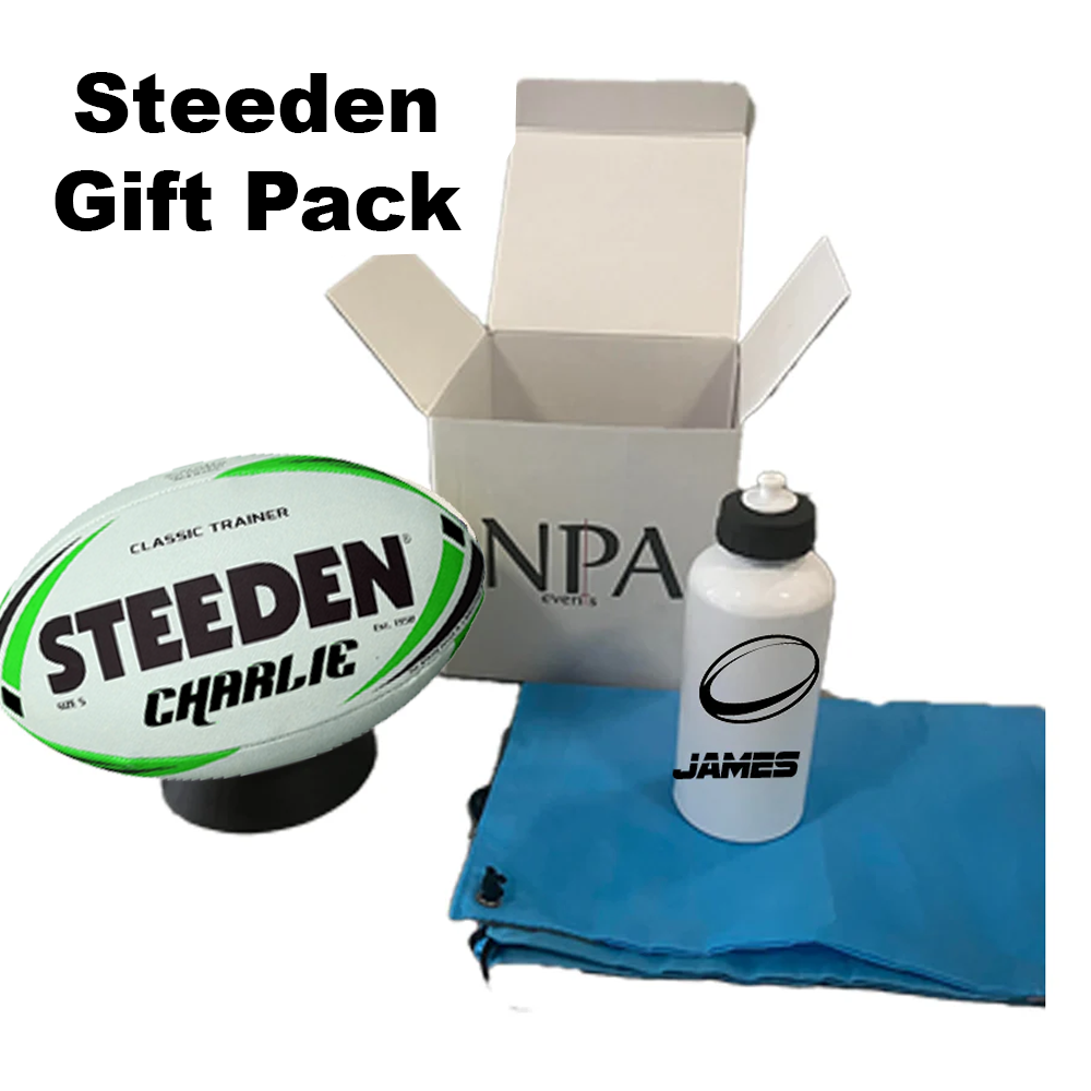 Personalised Steeden Rugby League Gift Pack