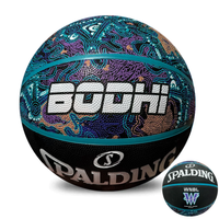 Load image into Gallery viewer, Personalised Spalding WNBL Purple Indigenous Basketball (Size 5, 6)
