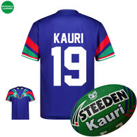 Load image into Gallery viewer, Personalised New Zealand Warriors Supporter Bundle (Official Jersey + Ball Pack)
