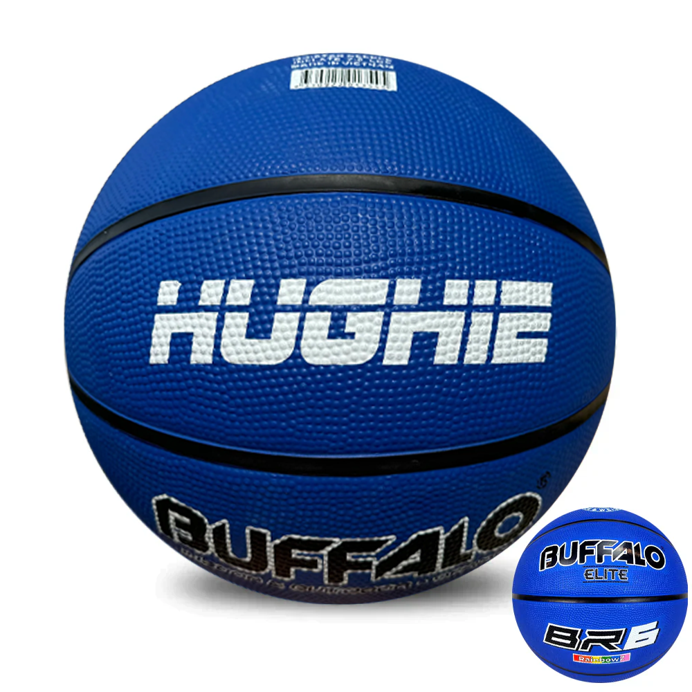 Personalised Buffalo Rubber Blue Basketball (Size 5, 6)