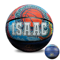 Load image into Gallery viewer, Personalised Spalding NBL Blue Indigenous Basketball (Size 5)
