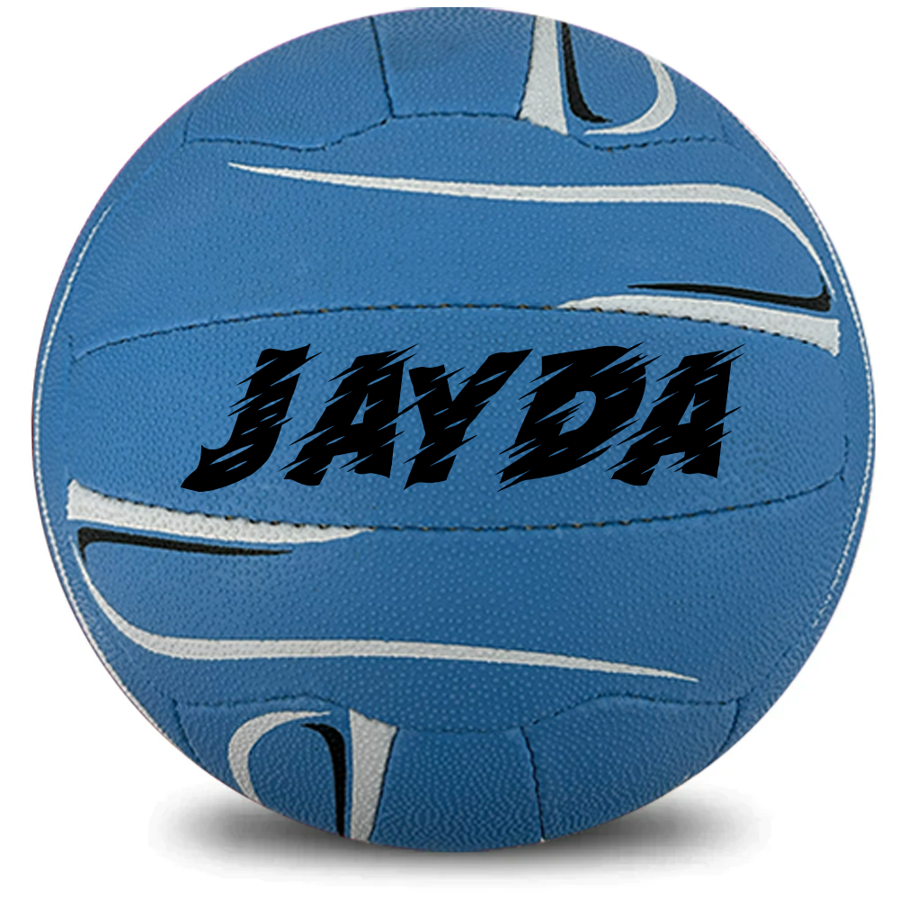 Personalised Mi-Ball Envision Blue Netball (SIZE 5)
