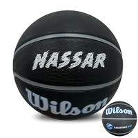 Load image into Gallery viewer, Personalised Wilson BNSW Black Rubber Basketball (Size 5, 6 &amp; 7)
