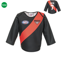Load image into Gallery viewer, Personalised Essendon Bombers AFL Toddler Guernsey
