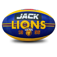 Load image into Gallery viewer, Personalised AFL Official Brisbane Lions Club Football (Size 5)
