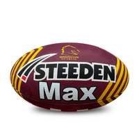Load image into Gallery viewer, Personalised Brisbane Broncos Official NRL Ball (11inch mini ball)
