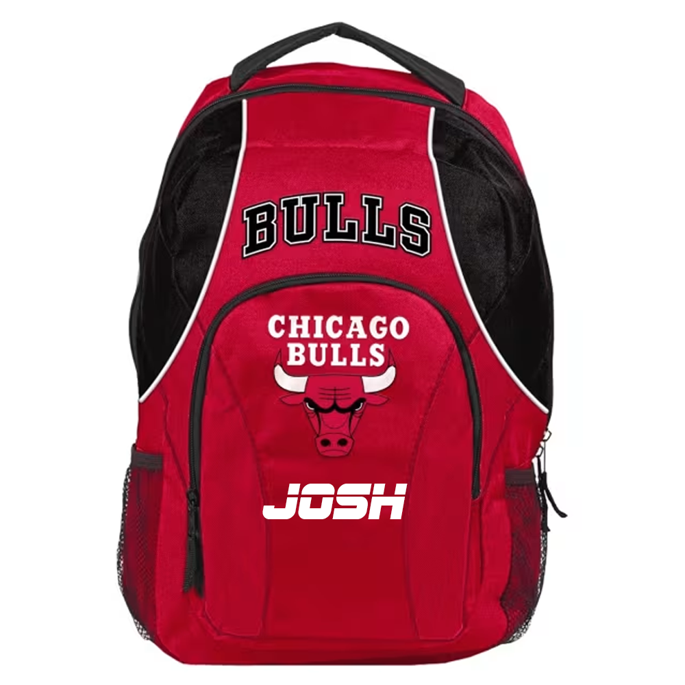 Personalised NBA Chicago Bulls Backpack NPA Events Australia