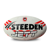 Load image into Gallery viewer, Personalised St George Dragons Official NRL Ball (11inch mini ball)
