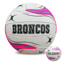 Load image into Gallery viewer, Personalised Gilbert White Eclipse M500 Netball (SIZE 4)
