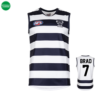 Load image into Gallery viewer, Personalised Geelong Cats AFL Guernsey
