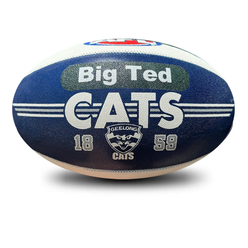 Personalised AFL Official Geelong Cats Club Football (Size 5)