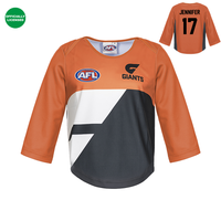 Load image into Gallery viewer, Personalised GWS Giants AFL Toddler Guernsey
