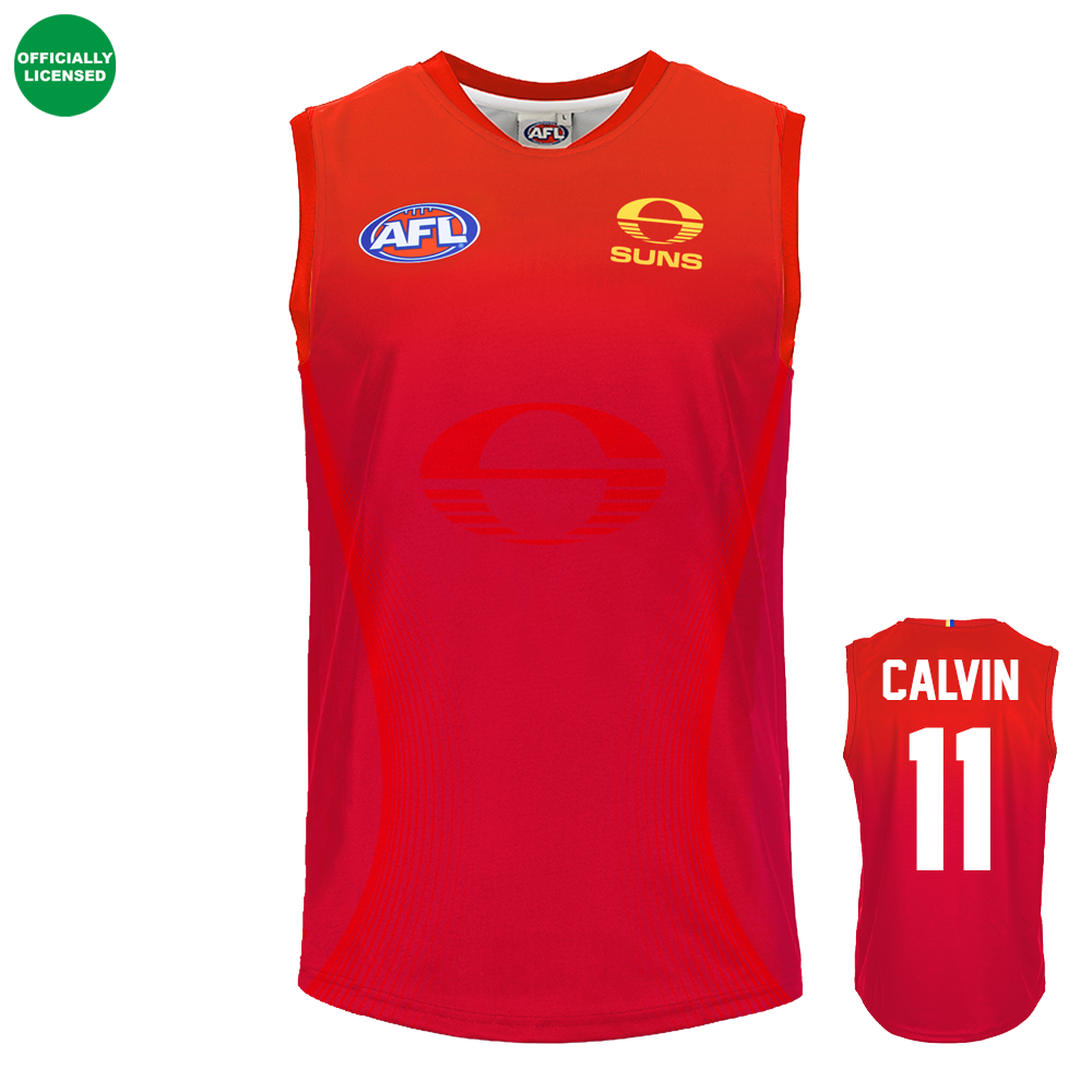 Personalised Gold Coast Suns AFL Guernsey