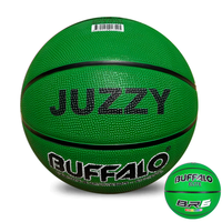 Load image into Gallery viewer, Personalised Buffalo Rubber Green Basketball (Size 5, 6)
