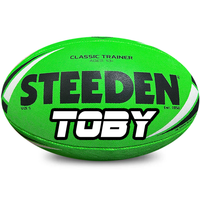 Load image into Gallery viewer, Personalised Green Steeden Rugby League (Size 5)
