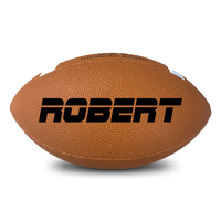 Load image into Gallery viewer, Personalised Spalding Gridiron Rubber Ball (Size 5)

