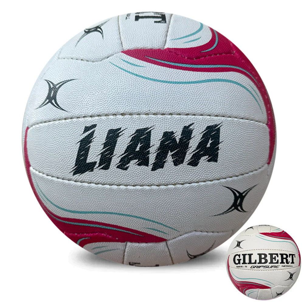 Personalised Gilbert 2025 Gripsure Match Netball (SIZE 5) - 7 Day Dispatch