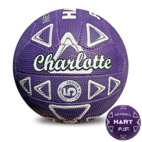 Load image into Gallery viewer, Personalised Hart Fuse Purple Netball (SIZE 4, 5)
