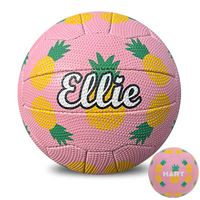 Load image into Gallery viewer, Personalised Hart Pineapple Dream Netball (SIZE 5)
