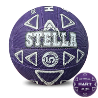 Load image into Gallery viewer, Personalised Hart Fuse Purple Netball (SIZE 4, 5)
