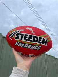 Load image into Gallery viewer, Personalised Dolphins Official NRL Ball (Size 5)
