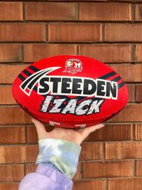 Load image into Gallery viewer, Personalised Sydney Roosters Official NRL Ball (Size 5)

