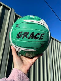 Load image into Gallery viewer, Personalised Gilbert Exo Teal Netball (SIZE 5)
