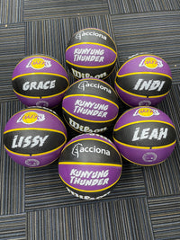 Load image into Gallery viewer, Personalised NBA Official LA Lakers Team Basketball (SIZE 7)
