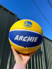 Load image into Gallery viewer, Personalised NBA Official Golden State Warriors Team Basketball (Size 7)
