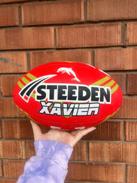 Load image into Gallery viewer, Personalised Dolphins Official NRL Ball (Size 5)
