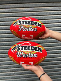 Load image into Gallery viewer, Personalised Dolphins Official NRL Ball (Size 5)
