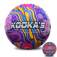 Load image into Gallery viewer, Personalised Gilbert 2026 Indigenous First Nations Supporter Netball (SIZE 5)
