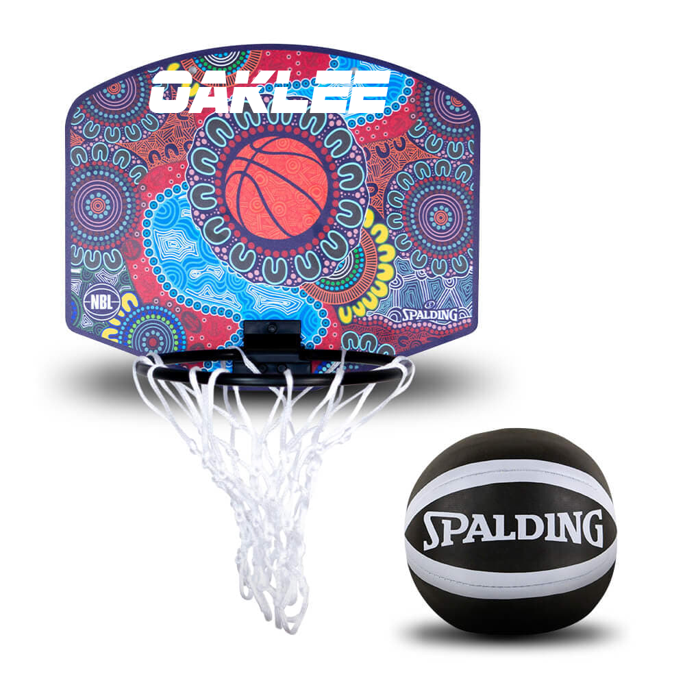 Personalised Spalding Mini Basketball Hoop (Indigenous)