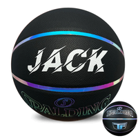 Load image into Gallery viewer, Personalised Spalding Irisedcent  Composite leather TF Basketball - (Size 6, 7)
