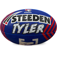 Load image into Gallery viewer, Personalised Newcastle Knights Official NRL Ball (Size 5)
