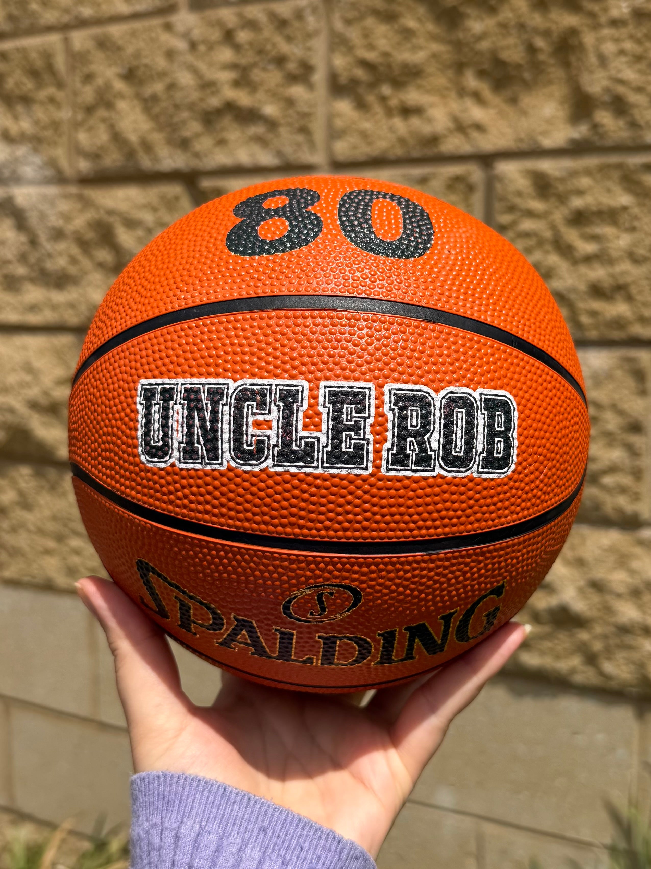 Personalised Mini Spalding Basketball (Size 1 & 3)