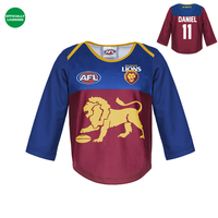 Load image into Gallery viewer, Personalised Brisbane Lions AFL Toddler Guernsey
