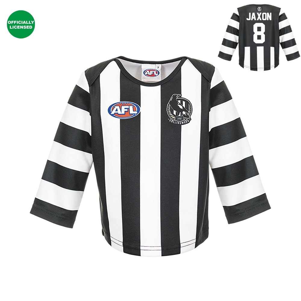 Personalised Collingwood Magpies AFL Toddler Guernsey