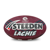 Load image into Gallery viewer, Personalised Manly Sea Eagles Official NRL Ball (11inch mini ball)

